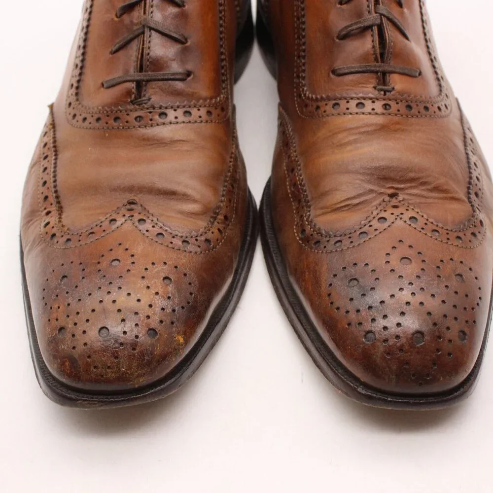To Boot New York Wingtip Oxfords Dress Shoes Men's Size 10.5 Leather Italy